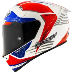 Мотошлем Suomy SR-GP EVO AIRSPEED, цвет Красный/Синий