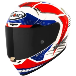 Мотошлем Suomy SR-GP EVO AIRSPEED, цвет Красный/Синий