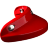 Козырек Ruby glossy racing red