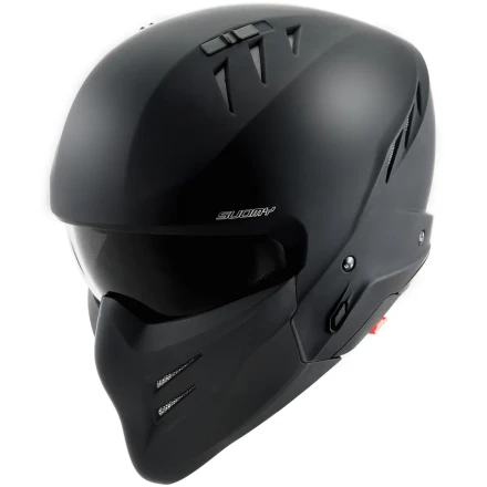 Мотошлем Suomy ARMOR PLAIN, цвет Черный Матовый