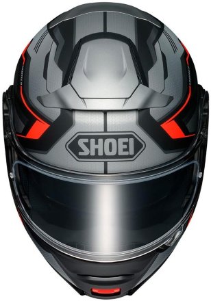 Мотошлем Shoei Neotec II Respect, цвет Черный/Серый/Красный