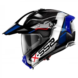 Мотошлем Nolan X-552 Ultra Carbon Dinamo N-Com 024, Carbon Blue/White/Red/Glossy Black 