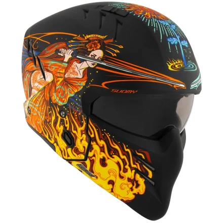 Мотошлем Suomy ARMOR MIZU KASAI, цвет Черный Матовый