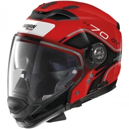 Мотошлем Nolan N70-2 GT Flywheel N-Com 054 Corsa Red