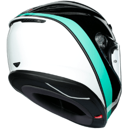 Мотошлем AGV K-6 Multi Minimal Black/Pearl White/Aqua