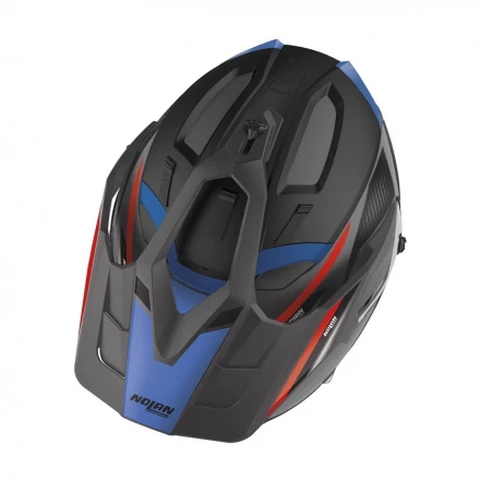 Мотошлем Nolan N70-2 X Earthquake N-Com 48 Flat Lava Grey/Blue/Red/Black