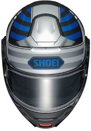 Мотошлем Shoei Neotec II Splicer, цвет Синий/Черный/Серебристый