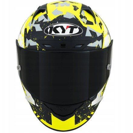 Мотошлем KYT NZ RACE BLAZING, цвет Желтый Матовый