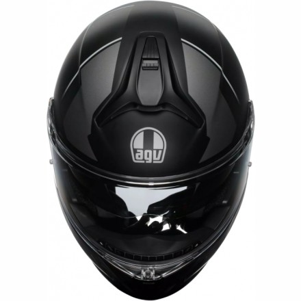 Мотошлем AGV Tourmodular, цвет Perception Matt Black/Silver