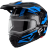 Шлем FXR Maverick X Black/Blue с подогревом