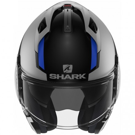 Мотошлем Shark Evo-Gt Sean, цвет Серый Матовый/Черный
