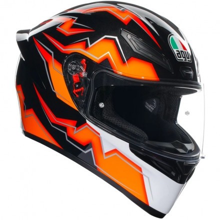 Мотошлем AGV K1 S E2206 Kripton Black Orange