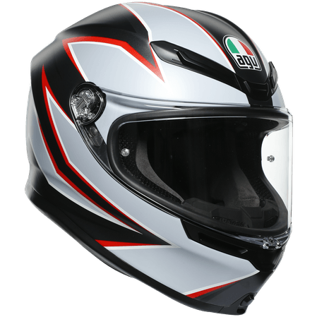 AGV K 6 Multi Flash Matt Black Grey Red