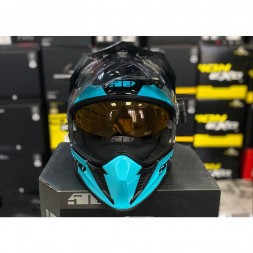 Шлем 509 Delta R3L Teal Maroon Galaxy с подогревом 