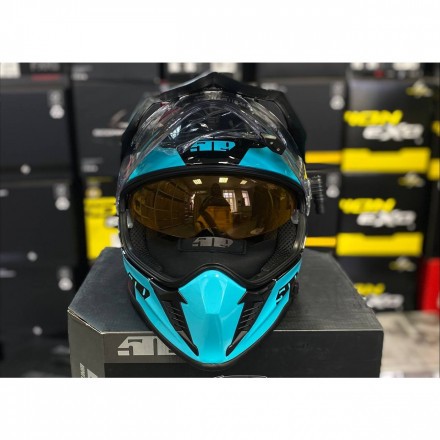 Шлем 509 Delta R3L Teal Maroon Galaxy с подогревом 
