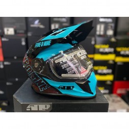 Шлем 509 Delta R3L Teal Maroon Galaxy с подогревом 