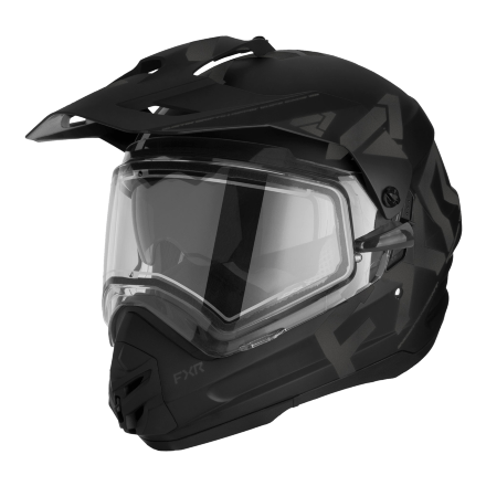 Шлем FXR Torque X Team Black Ops W/ E Shield &amp; Sun Shade с подогревом