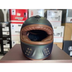 Мотошлем Guang Full Face Custom Dark Green