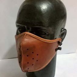 Маска кожаная Baruffaldi Hector Tic Face Mask