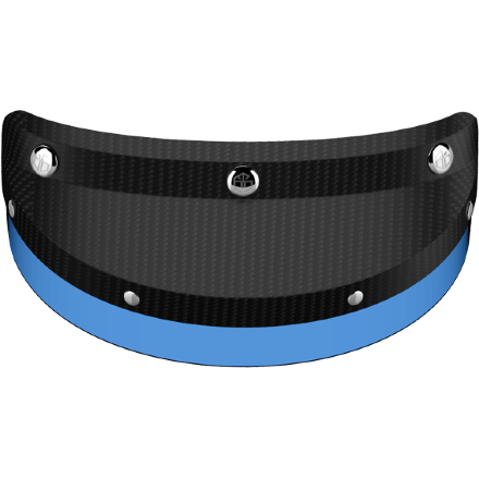 Козырек Guang Inclusio Glossy Matt Carbon &amp; Blue