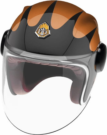 Мотошлем Guang Jet Speedrun V.2 (Black &amp; Copper) 