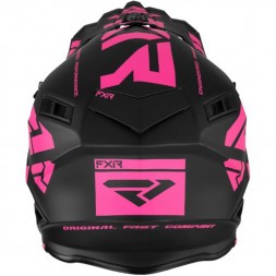 Шлем FXR Helium Race Div Black/Electric Pink Quick Release