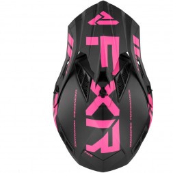 Шлем FXR Helium Race Div Black/Electric Pink Quick Release