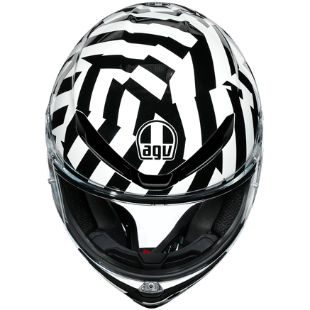 Мотошлем AGV K-6 Multi Secret Black/White