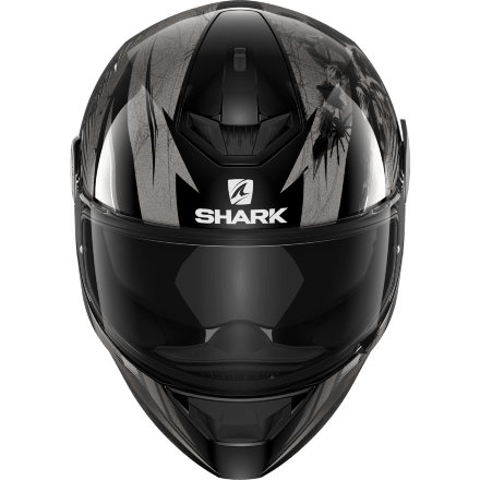 Мотошлем Shark D-skwal 2 Atraxx, цвет Серый/Черный
