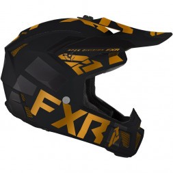 Шлем FXR Clutch Evo Le.5 Black Gold D-ring