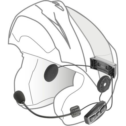 Мотогарнитура Bluetooth Interphone U-COM 4 (комплект из 2 шт)