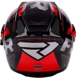 Шлем для снегохода FXR Maverick Modular Team Helmet W/E Shield Black/Char/Red
