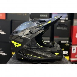 Шлем FXR Helium Carbon Hi Vis/Charcoal D-ring