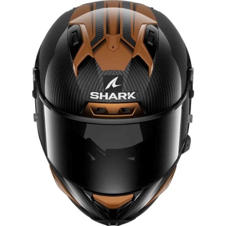 Мотошлем Shark Aeron Carbon Skin, цвет Черный/Медный
