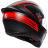 Мотошлем AGV K1 Multi Warmup Matt Black/Red