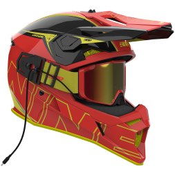 Шлем 509 Latitude Ignite Red-Vis с подогревом  