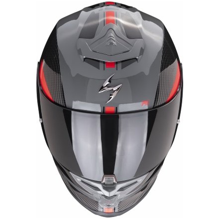 Мотошлем Scorpion EXO-R1 Evo Air Final, цвет Серый/Черный/Красный