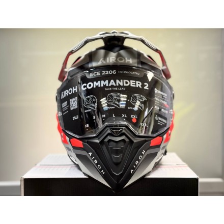 Шлем AIROH Commander 2 Mavick Orange Matt