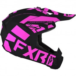 Шлем FXR Clutch Evo Le.5 Black/E-Pink D-ring