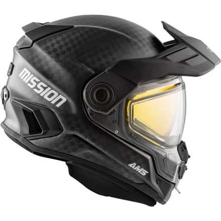 Шлем CKX Mission AMS EDL Solid Carbon Matt