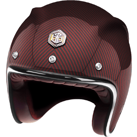 Мотошлем Guang Open Face Le Vesuve Glossy