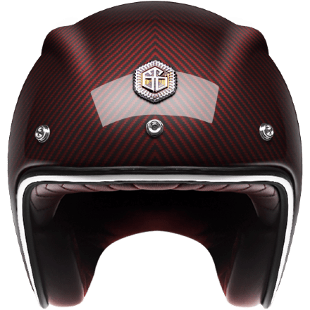 Мотошлем Guang Open Face Le Vesuve Glossy