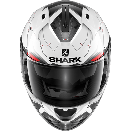  Мотошлем Shark Ridill 1.2 Mecca White/Black/Red