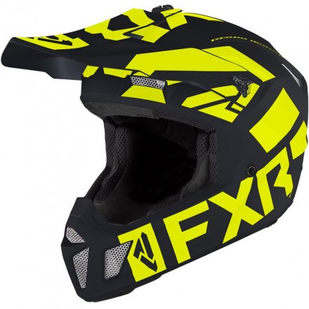 Шлем FXR Clutch Evo Le.5 Black HiVis D-ring