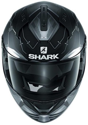 Мотошлем Shark Ridill Mecca, цвет Черный Матовый/Антрацит Матовый/Серый