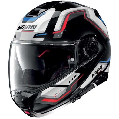 Nolan N100 5 Upwind N Com 58 Grey Red