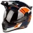 Мотошлем KLIM Krios Pro, цвет Gloss Black Striking Orange Petrol