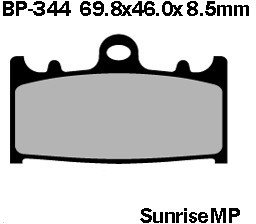 Тормозные колодки SunriseMP D-серия BP-344