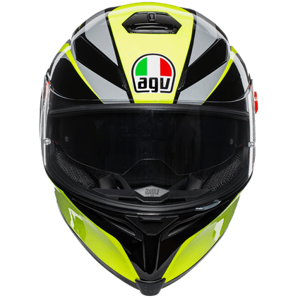 Мотошлем AGV K-5 S Multi Typhoon Black/Grey/Yellow