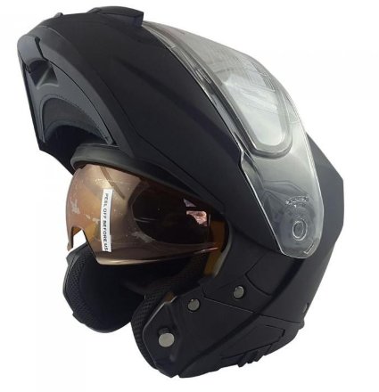 Шлем модуляр для снегохода Legion Leo EDL III, черный матовый